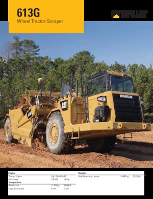 Kazıyıcı Caterpillar 613G