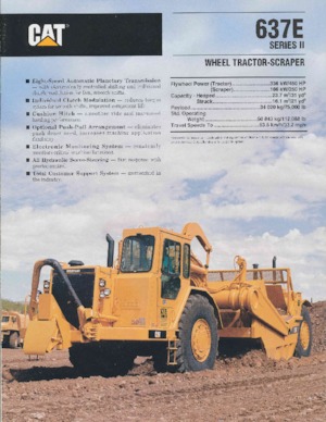 Scrapers Caterpillar 637E