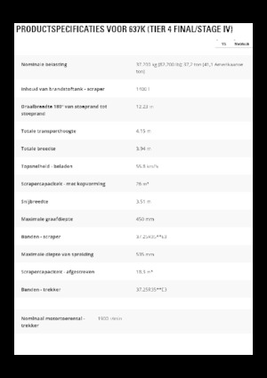 Kazıyıcı Caterpillar 637K