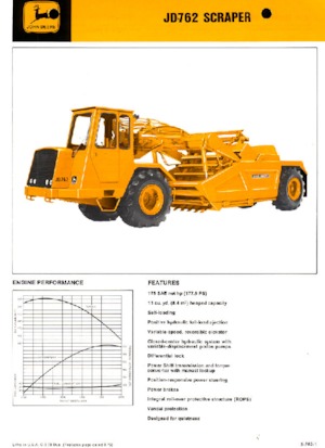 Kazıyıcı John Deere Construction JD762