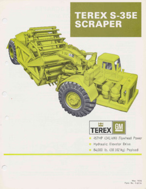 Scrapers Terex S-35E