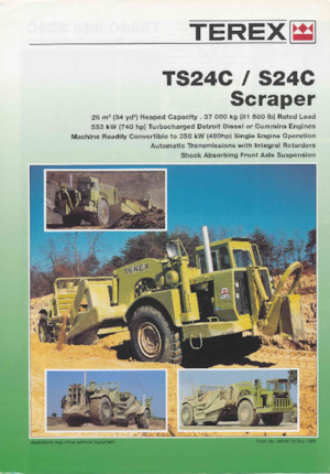 Scrapers Terex S24C