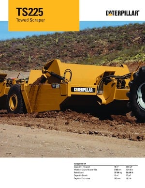Scrapers Caterpillar TS225