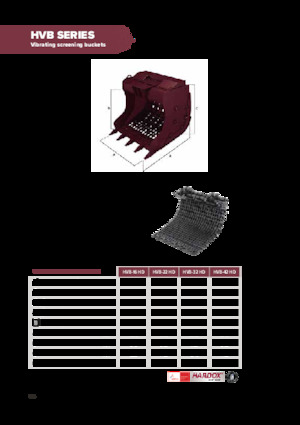 Eleme kepçeleri Hydra Ram HVB-16HD