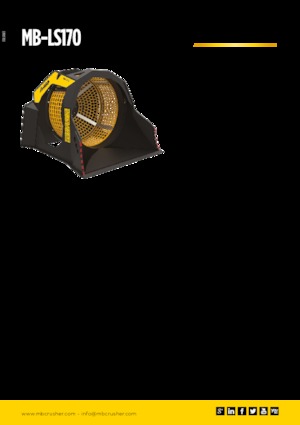 Eleme kepçeleri MB Crusher MB-LS170 S2