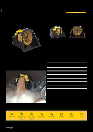 Screening buckets MB Crusher MB-LS220 S2