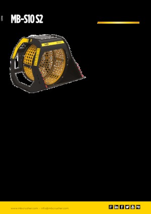 Eleme kepçeleri MB Crusher MB-S10 S2