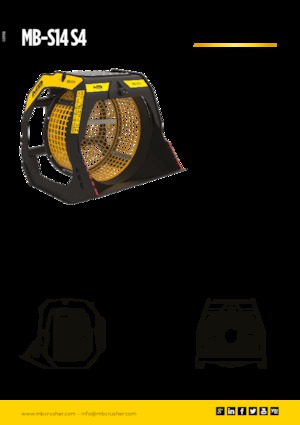 Eleme kepçeleri MB Crusher MB-S14 S4