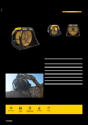 Screening buckets MB Crusher MB-S18 S4