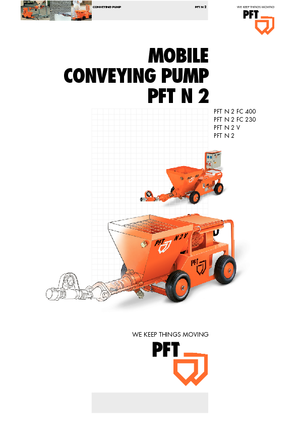 Screw Conveyor Pumps PFT N 2 V