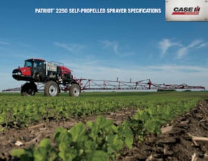Self-propelled field sprayers Case IH Patriot® 2250