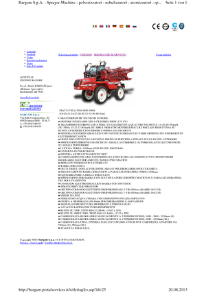 Self-propelled field sprayers Bargam Mac 4000 S