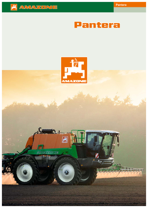 Self-propelled field sprayers Amazone Pantera 4001 (33)
