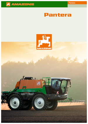 Self-propelled field sprayers Amazone Pantera 4001 (33)