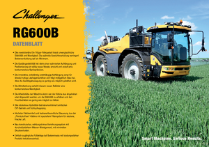 Self-propelled field sprayers Challenger RoGator 655