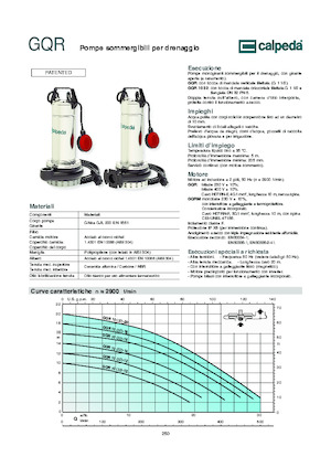 Kanalizasyon Pompaları Calpeda GQR 10-16