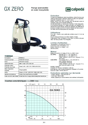 Kanalizasyon Pompaları Calpeda GQS 40-9