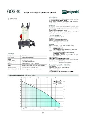 Kanalizasyon Pompaları Calpeda GQV 50-8