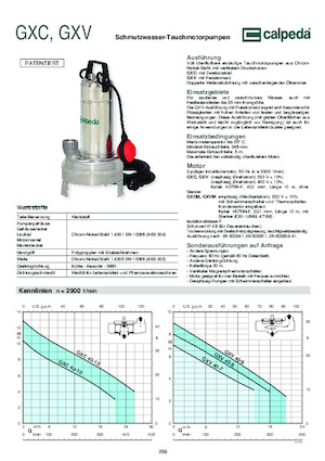 Kanalizasyon Pompaları Calpeda GXC 40-13