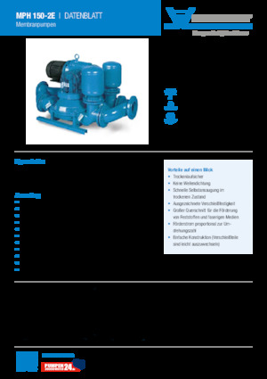 Kanalizasyon Pompaları Heide-Pumpen MPH 150-2D