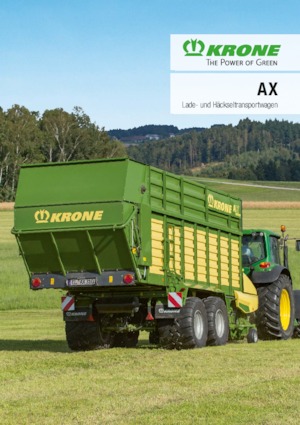Silage trailers Krone AX 280 HD