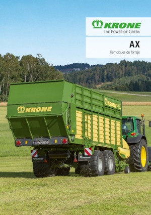 Silage trailers Krone AX 280 HD