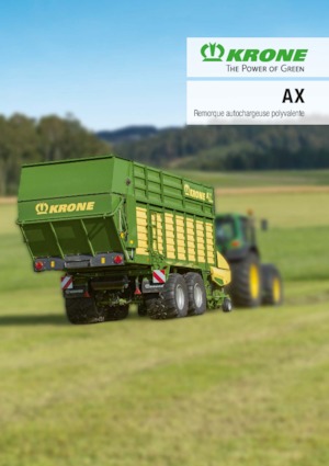 Silage trailers Krone AX 280 HD