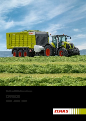 Silage trailers Claas Cargos 9500 Tandem