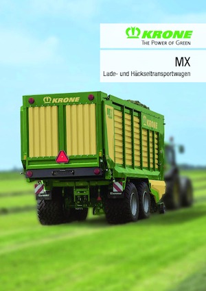 Silage trailers Krone MX 370 GL