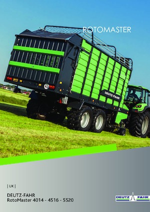 Silage trailers DEUTZ-FAHR RotoMaster 4014 D