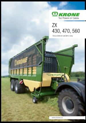 Silage trailers Krone ZX 430 GD 