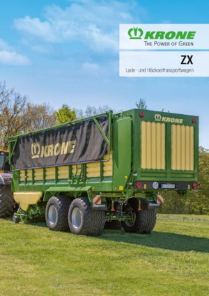 Silage trailers Krone ZX 430 GD 