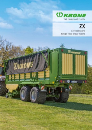 Silage trailers Krone ZX 430 GD 