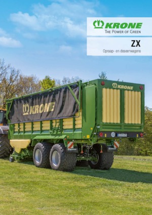 Silage trailers Krone ZX 430 GD 