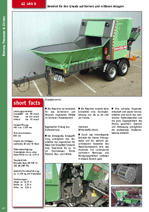 Shredding Machines Jenz AZ 460 D