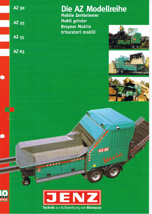 Parçalama makineleri Jenz AZ 35 D