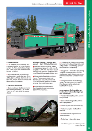 Shredding Machines Jenz BA 965 DXL