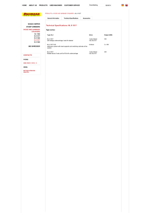 Shredding Machines Husmann HL II 1617 HL
