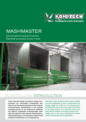 Parçalama makineleri Farwick® MASHMASTER 1300 SE