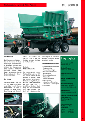 Parçalama makineleri Jenz MU 1800 E