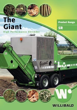 Parçalama makineleri Willibald SR 5100 Gigant