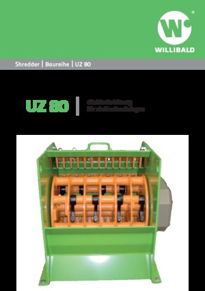 Shredding Machines Willibald UZ 80