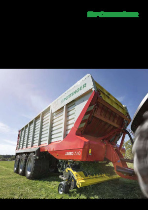 Silage trailers Pöttinger Jumbo 7400