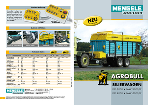 Silage trailers Mengele Agrobull 4000