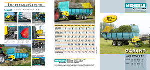 Kısa mesafeli silaj römorkları Mengele LW 534