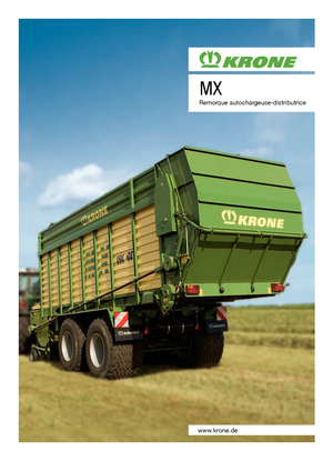 Silage trailers Krone MX 350 GL