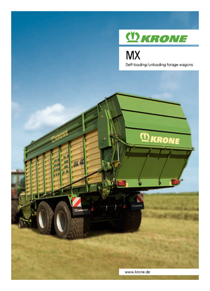 Silage trailers Krone MX 350 GL