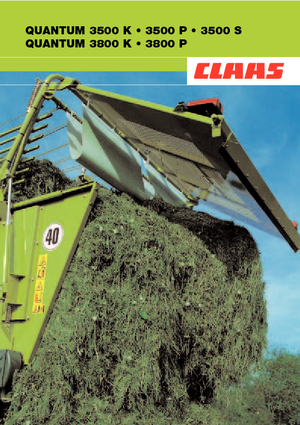 Silage trailers Claas Quantum 3800 K