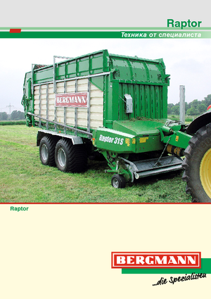 Silage trailers L. Bergmann Raptor 35 S