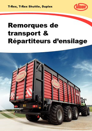 Silage trailers Vicon T-Rex 400